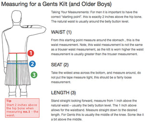 How to Measure a Kilt