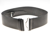 Belt Smooth Black Standard with Adjustment Strap