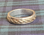 Ring Celtic Knot Band (Gold and Silver)