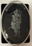 Etched Glass Piper