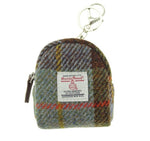Coin Purse - Zipper (Harris Tweed) Cava