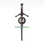 Kilt Pin with Clan Crest (H-MacIver)