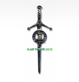 Kilt Pin with Clan Crest (MacKay-R)