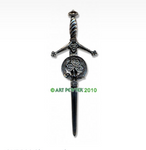 Kilt Pin with Clan Crest (H-MacIver)