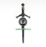 Kilt Pin with Clan Crest (H-MacIver)