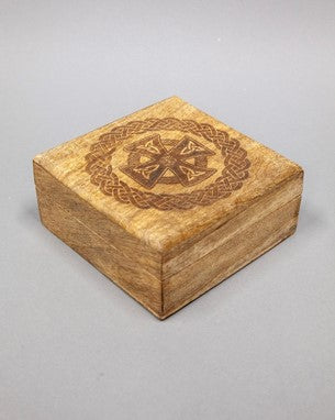 Box Wood with Lasered Cross