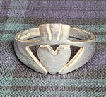 Ring Simple Claddagh Sterling Silver