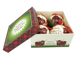 Box set of 4 Scottish Christmas Ornaments