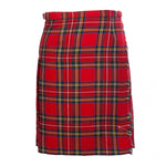 Kilt Womens Poly Viscous Knee Length Tartan Skirt (Royal Stewart)