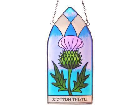 Stained Glass - Scottish Thistle