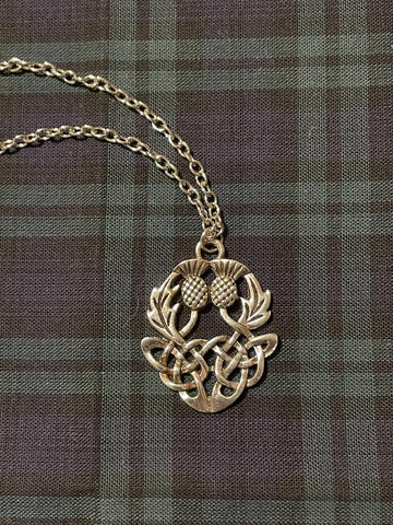 Necklace - Double Thistle