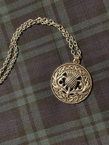 Necklace - Thistle Medallion