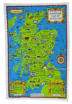 Tea Towel - Souvenir Map