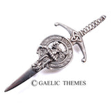 Kilt Pin with Clan Crest (A-G)