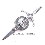 Kilt Pin with Clan Crest (A-G)