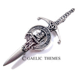 Kilt Pin with Clan Crest (A-G)