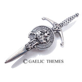 Kilt Pin with Clan Crest (H-MacIver)