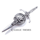 Kilt Pin with Clan Crest (H-MacIver)