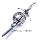 Kilt Pin with Clan Crest (H-MacIver)