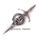 Kilt Pin with Clan Crest (H-MacIver)