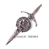 Kilt Pin with Clan Crest (MacKay-R)