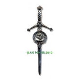 Kilt Pin with Clan Crest (A-G)