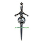 Kilt Pin with Clan Crest (A-G)