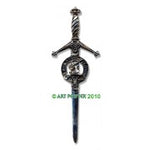 Kilt Pin with Clan Crest (A-G)