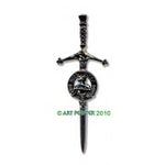 Kilt Pin with Clan Crest (A-G)