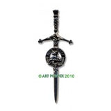 Kilt Pin with Clan Crest (A-G)