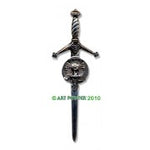 Kilt Pin with Clan Crest (A-G)