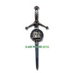 Kilt Pin with Clan Crest (A-G)