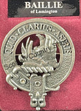 Cap Badge with Clan Crest (A-G)