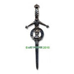 Kilt Pin with Clan Crest (A-G)