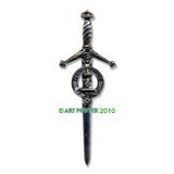 Kilt Pin with Clan Crest (A-G)