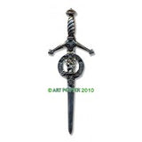 Kilt Pin with Clan Crest (A-G)