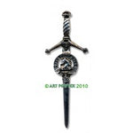 Kilt Pin with Clan Crest (A-G)