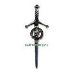 Kilt Pin with Clan Crest (A-G)