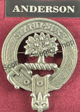 Cap Badge with Clan Crest (A-G)