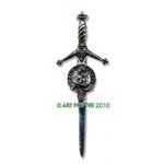 Kilt Pin with Clan Crest (A-G)