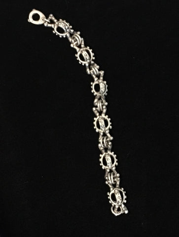 Bracelet Silver Hedgehog Links