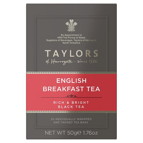 Tea English Breakfast 20's (Taylors of Harrogate)