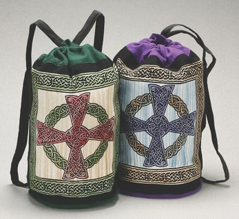 Backpack Cotton Celtic Cross