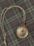 Necklace - Stamped Thistle