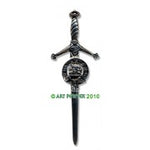 Kilt Pin with Clan Crest (A-G)