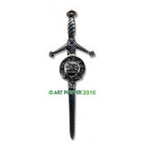 Kilt Pin with Clan Crest (A-G)