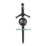 Kilt Pin with Clan Crest (A-G)