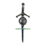 Kilt Pin with Clan Crest (H-MacIver)