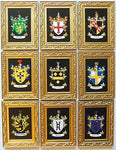Magnet Heraldic Family Name with Coat of Arms
