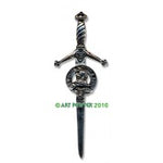 Kilt Pin with Clan Crest (H-MacIver)